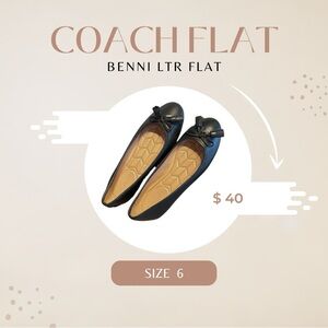 COACH BENNI LTR FLAT